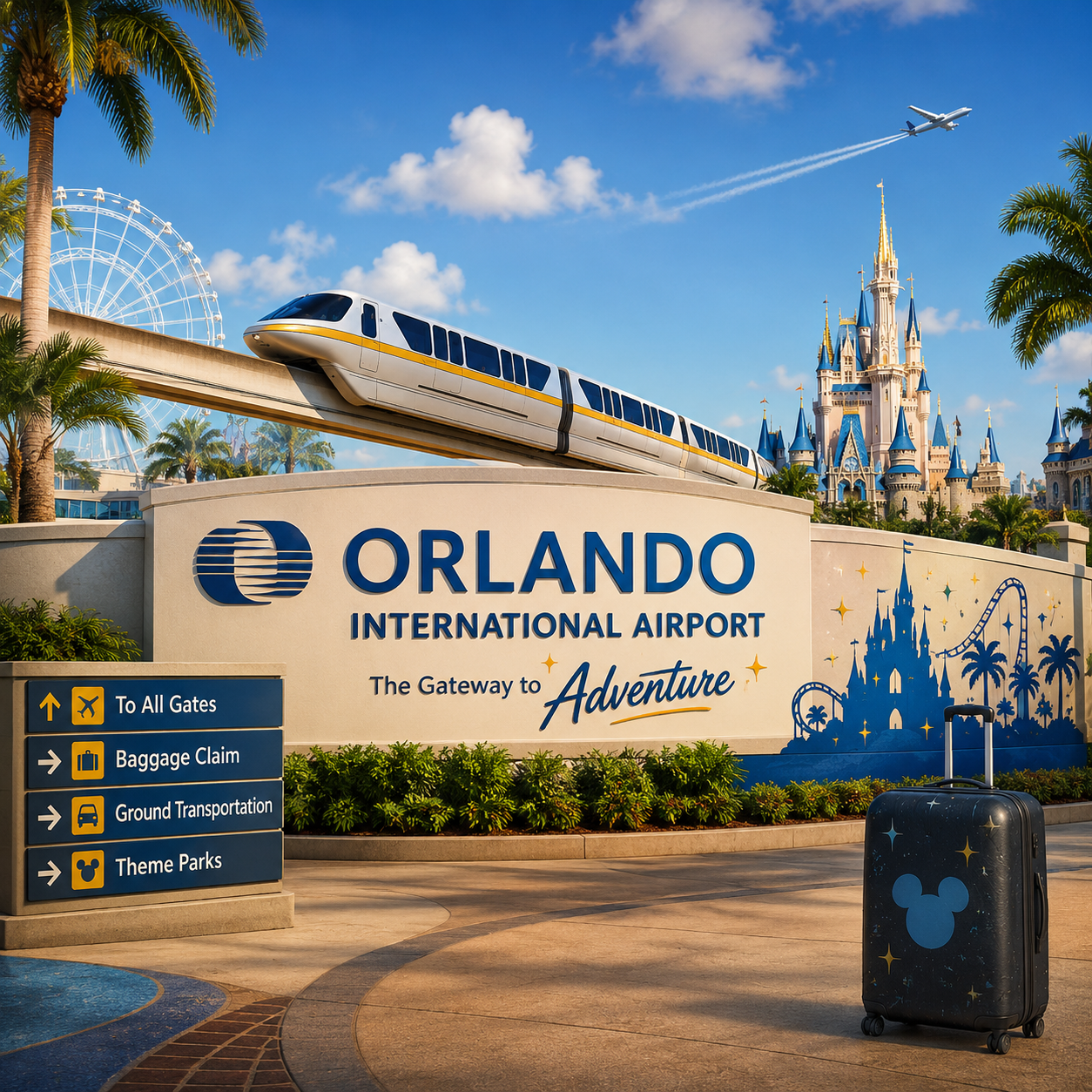 Orlando International Airport transportation with Gulfshore Rides